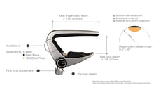 Load image into Gallery viewer, Engraved G7th Newport Capo - Silver