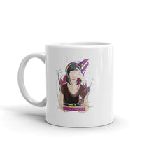 Load image into Gallery viewer, White glossy mug - Waves (+Logo)