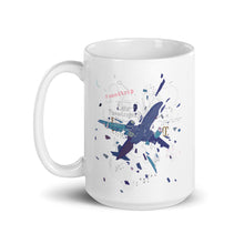 Load image into Gallery viewer, White glossy mug - Roundtrip (+Logo)